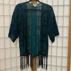 Velvet Fringe Stevie Nicks Kimono